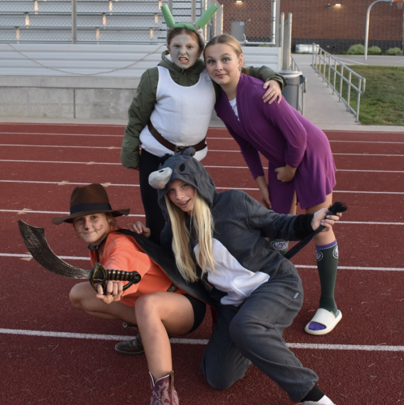  7th graders dressed up